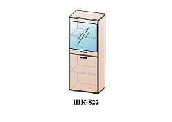 Шкаф Лотос 556 мм, ШК-822, бодега белая/белый