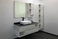 COMFORTY Зеркало-шкаф Прага 120 Дуб белый