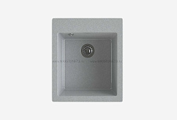 MAXSTONE Мойка глянцевая MS-25 (светло-серая) 415*490*200