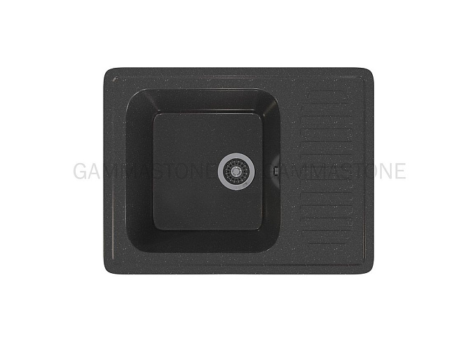 Gamma STONE Мойка матовая GS-6 (черная) 640*495*190