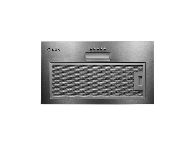 LEX GS BLOC LIGHT 600 INOX Вытяжка полновстраиваемая