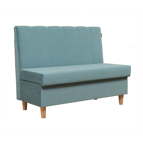 Диван Леа, велюр Newtone aqua blue (бирюзовый)