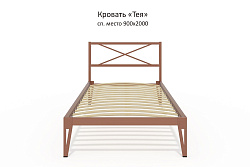 Кровать Тея КМД37, 900*2000 мм, бронза