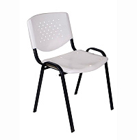 Стул Дейзи White, белый/черная рама