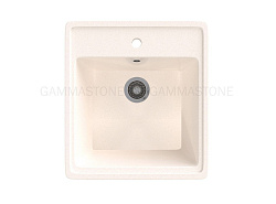 Gamma STONE Мойка матовая GS-10 (белая) 460*500*205