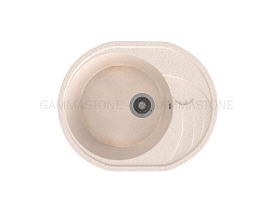 Gamma STONE Мойка матовая GS-8 (бежевая) 570*465*185