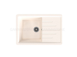 Gamma STONE Мойка матовая GS-7 (белая) 750*495*205