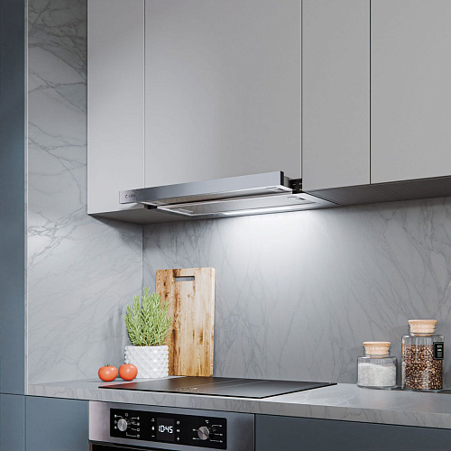 LEX HERMES 600 INOX Вытяжка встраиваемая