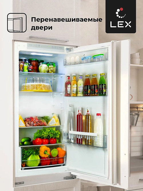 LEX RBI 201 NF белый Встраиваемый холодильник