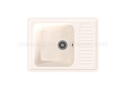 Gamma STONE Мойка матовая GS-6 (белая) 640*495*190