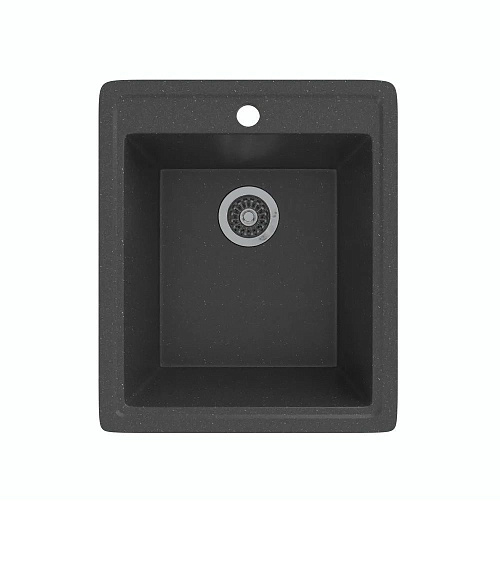 Gamma STONE Мойка матовая GS-18 (черная) 415*490*205, сифон в комплекте
