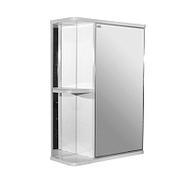 MIXLINE Зеркало-шкаф Стандарт 50 Белый правый без подсветки