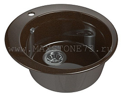 MAXSTONE Мойка глянцевая MS-20 (лео) 495*495*205