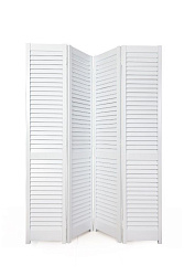 Ширма жалюзийная Белая 1,8м*1,6м  (4 секции)