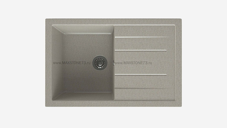 MAXSTONE Мойка глянцевая MS-14 (песочная) 760*490*210