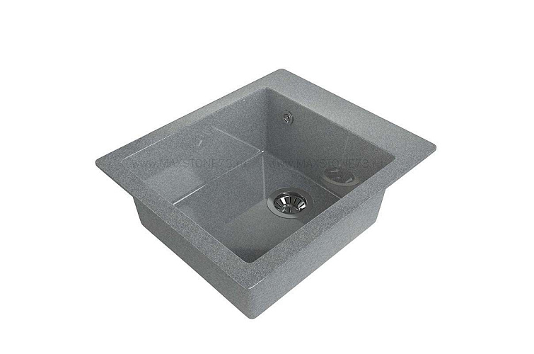 MAXSTONE Мойка глянцевая MS-25 (темно-серая) 415*490*200