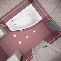 Santek Ванна акриловая Майорка XL 1600*950 правая