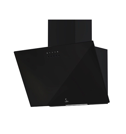 LEX MOZA 600 Black Вытяжка наклонная